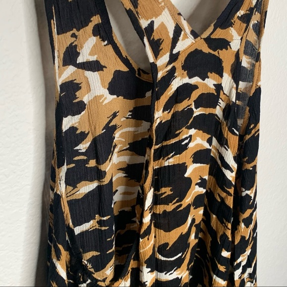 MINKPINK Leopard Animal Print Tank Top Relaxed Fit - Picture 5 of 6